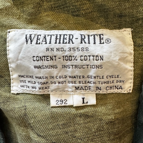 Vintage Men’s Outdoor Vest Hunting Fishing Large Weather-Rite Brand Camouflage - Picture 7 of 7